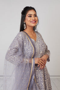 Sliver Lunar Light Gown