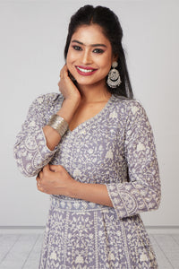 Sliver Lunar Light Gown