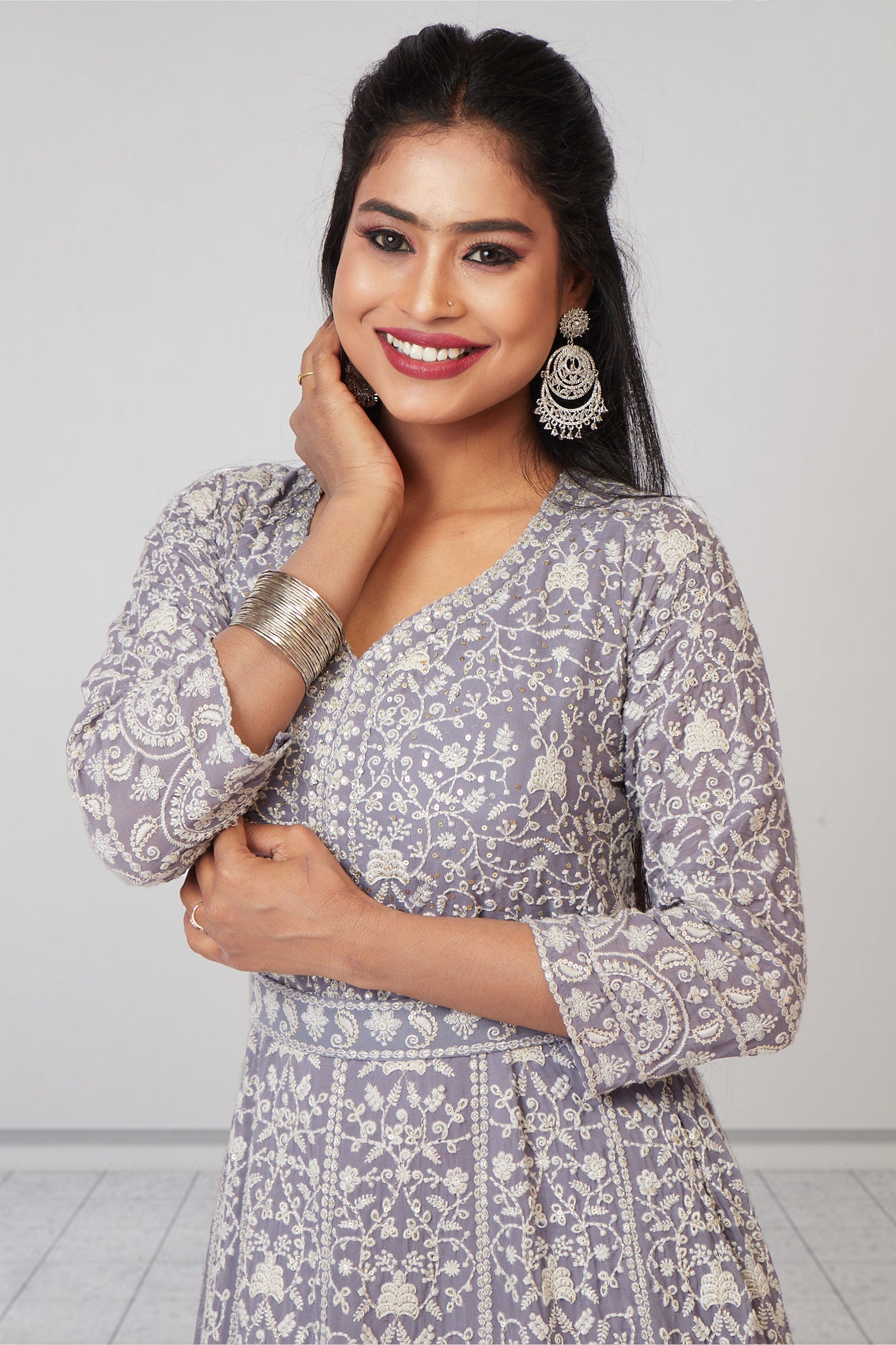 Sliver Lunar Light Gown