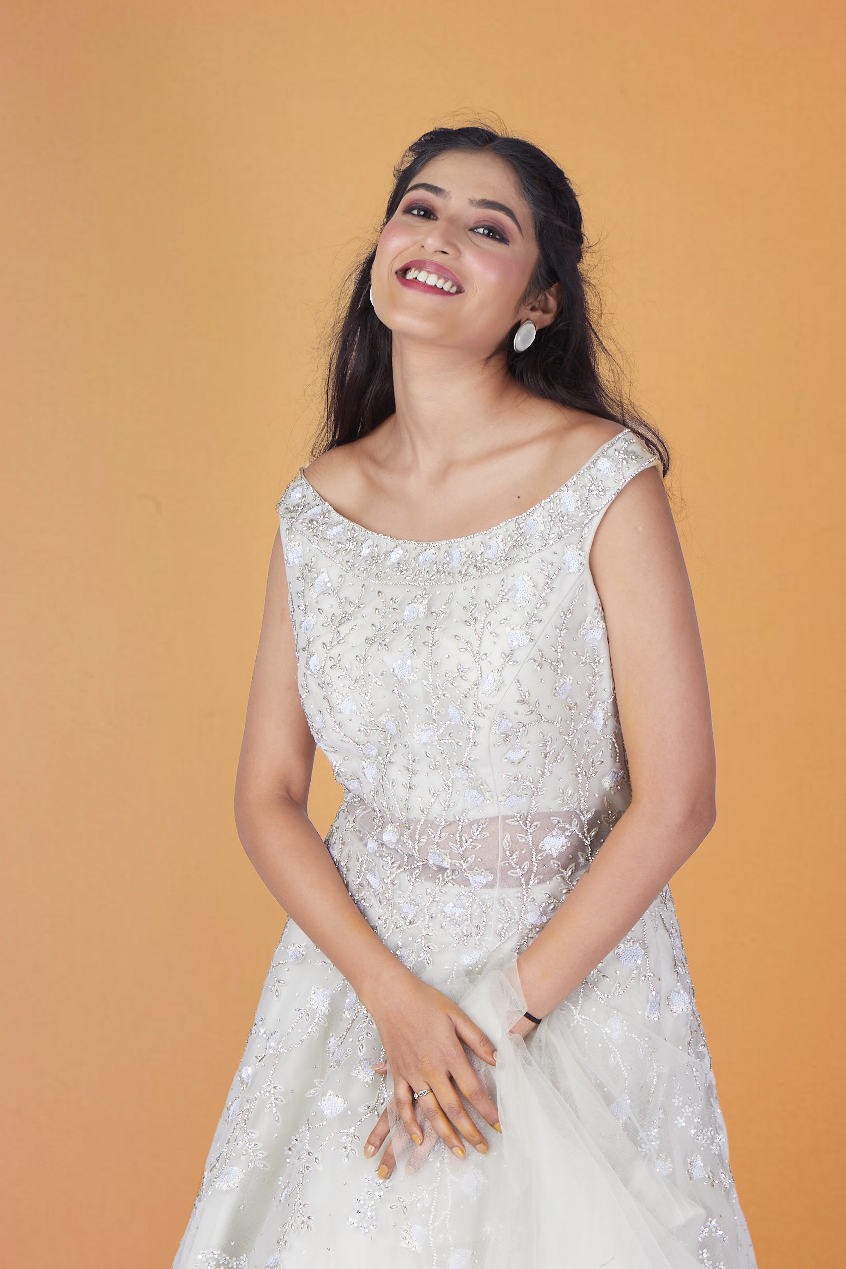 Kashmiri Blooms Pheran Anarkali Suit