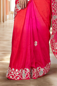 Scarlet Ablaze Saree