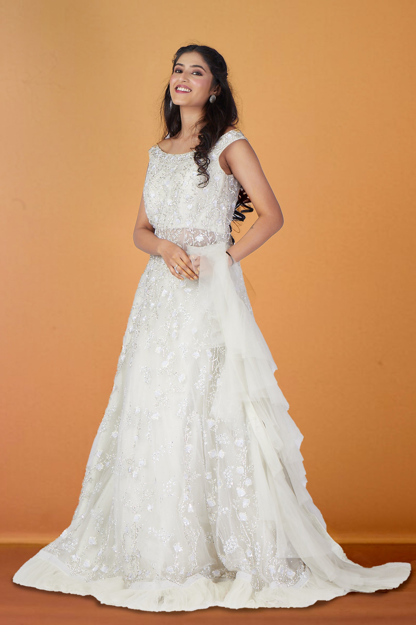 Kashmiri Blooms Pheran Anarkali Suit