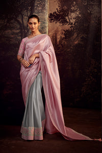 Moonlit Rose Saree