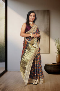 Rani Starlit Saree