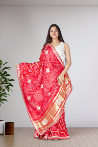 Ruby Revelry Saree