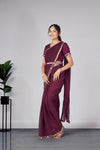 Maroon Empress Saree