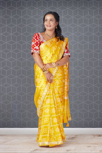 Gold Rani Radiance Saree