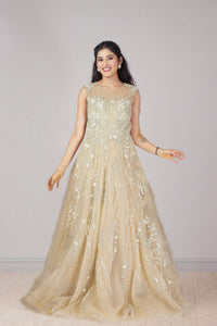 Cream Enchanted Garden Gown