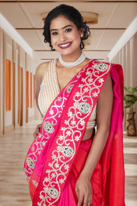 Scarlet Ablaze Saree