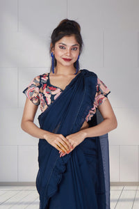 Blue Inky Dream Saree