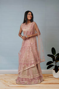 Celestial Rose Anarkali Suit