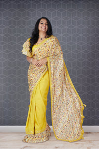 Yellow Sunlit Saree