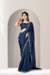 Deep Blue Dynasty Saree