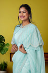 Sky Mirage Saree