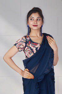 Blue Inky Dream Saree