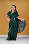 Emerald Sheer Saree