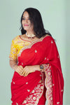 Scarlet Siren Saree