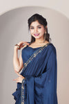 Deep Blue Dynasty Saree