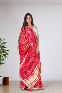 Ruby Revelry Saree