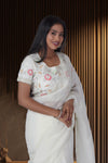 White Ivory Enchantment Saree