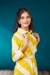 Yellow Chevron Muse Salwar Set