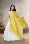 White-Yellow Serenade Lehenga Set