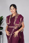 Maroon Empress Saree