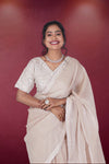 Peach Bellini Blush Saree