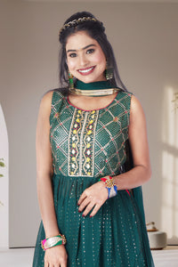 Green Emerald Oasis Salwar Set