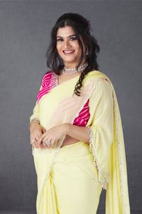 Yellow Designer Sunshine Radiance Saree