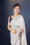 Sliver Grace Saree