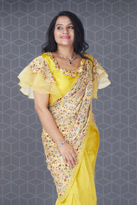 Yellow Sunlit Saree