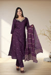 Purple Amethyst Muse Salwar Suit