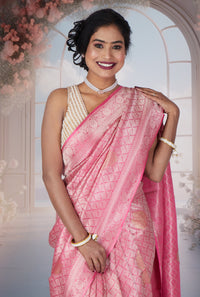 Petal-Pearl Luxe Saree