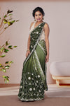 Green Jade Banarasi Silk Saree