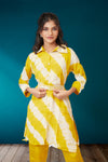 Yellow Chevron Muse Salwar Set