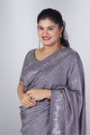 Sliver Mercury Mist Saree