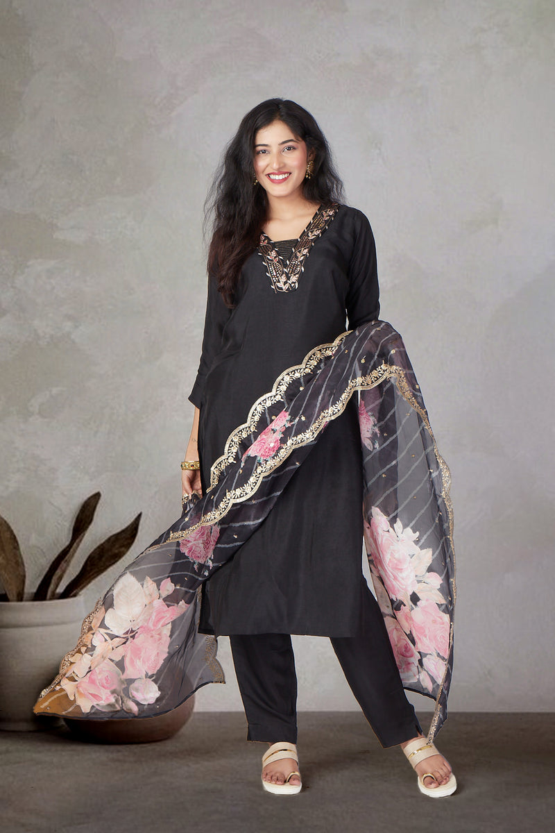 Clasic Designer Black Salwar Suit