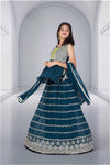 Blue Ocean Rhapsody Lehenga Choli