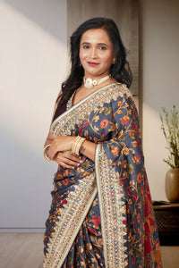 Rani Starlit Saree