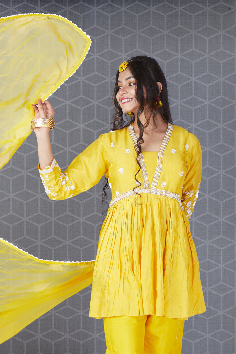 Yellow Citrine Dreams Salwar Kameez