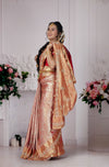 Red Threads of Destiny Saree