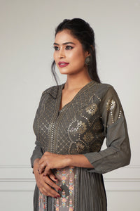 Grey Desert Jewel Caftan