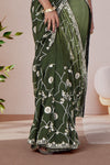 Green Jade Banarasi Silk Saree