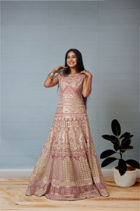 Celestial Rose Anarkali Suit