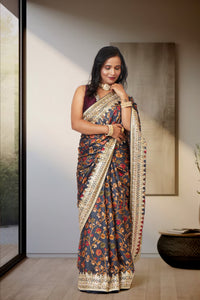 Rani Starlit Saree