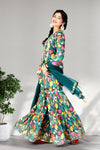 Vibrant Turquoise Green Designer Salwar Suit