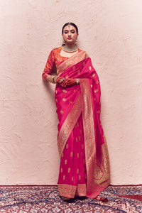 Rosebud Symphony Saree