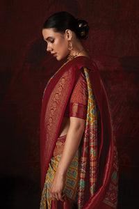 Ruby Rendezvous Saree