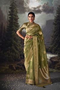 Verdant Tapestry Saree